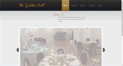 Desktop Screenshot of goldenhalls.com