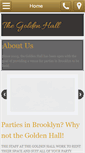 Mobile Screenshot of goldenhalls.com